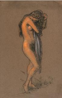 Julio González - Nu Debout À Sa Toilette 