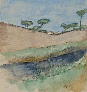 Julio Gonzalez - Paysage de Catalogne