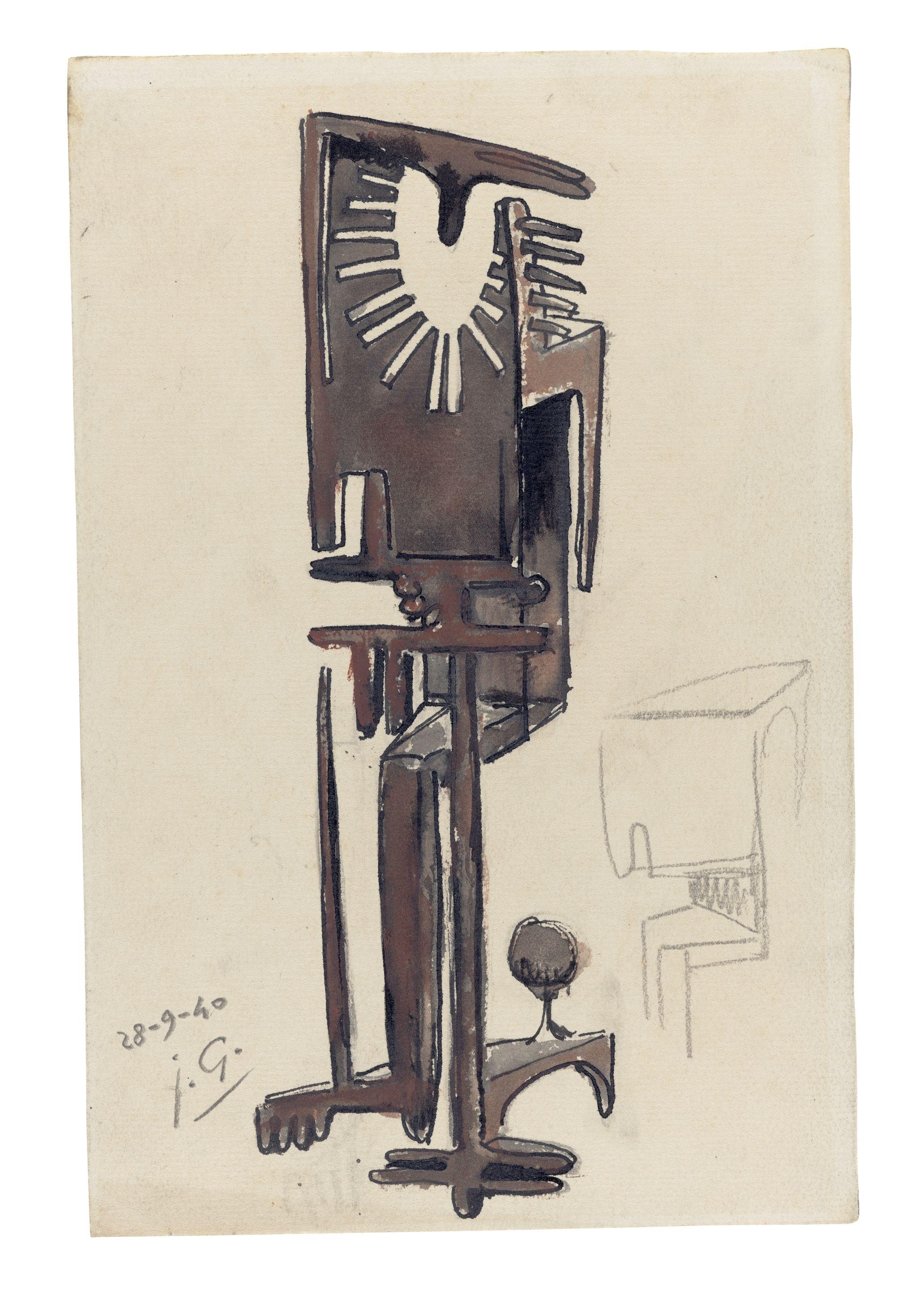 Julio González - Personnage barbu