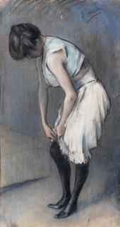 Julio González - Sans titre (femme à sa toilette)