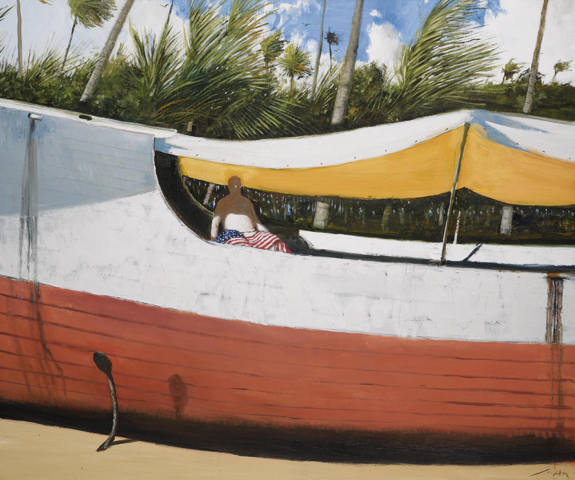 Julio Larraz - Castaway