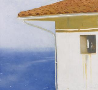 Julio Larraz - Étude Pour La Fuite Du Général Acapulco