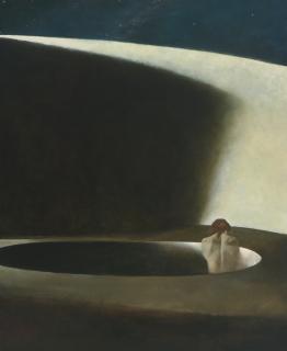 Julio Larraz - Figure In The Room