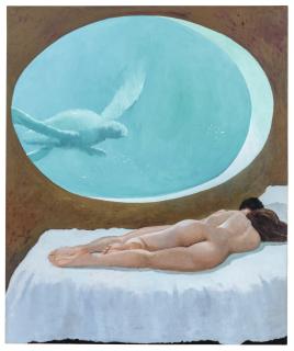 Julio Larraz - La Grande Lulu Dans La Chambre Jules Verne