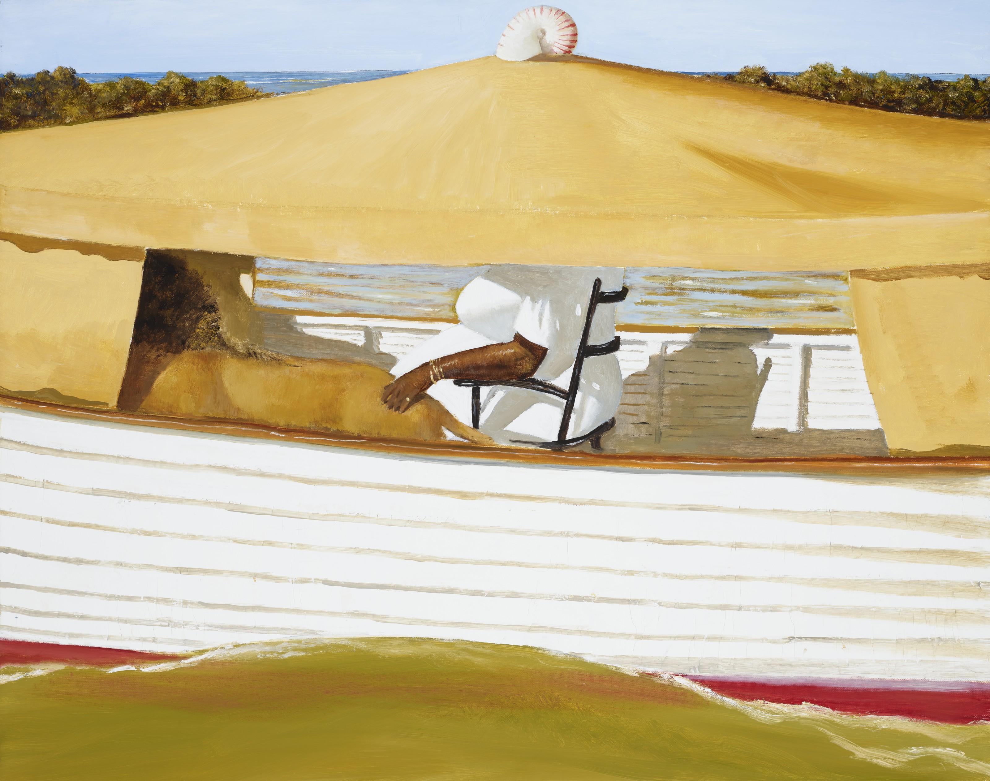 Julio Larraz - On The Estuary Of Santa Ana
