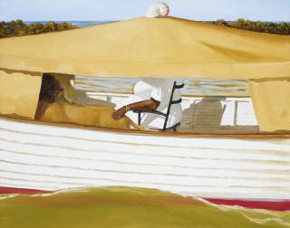Julio Larraz - On The Estuary Of Santa Ana