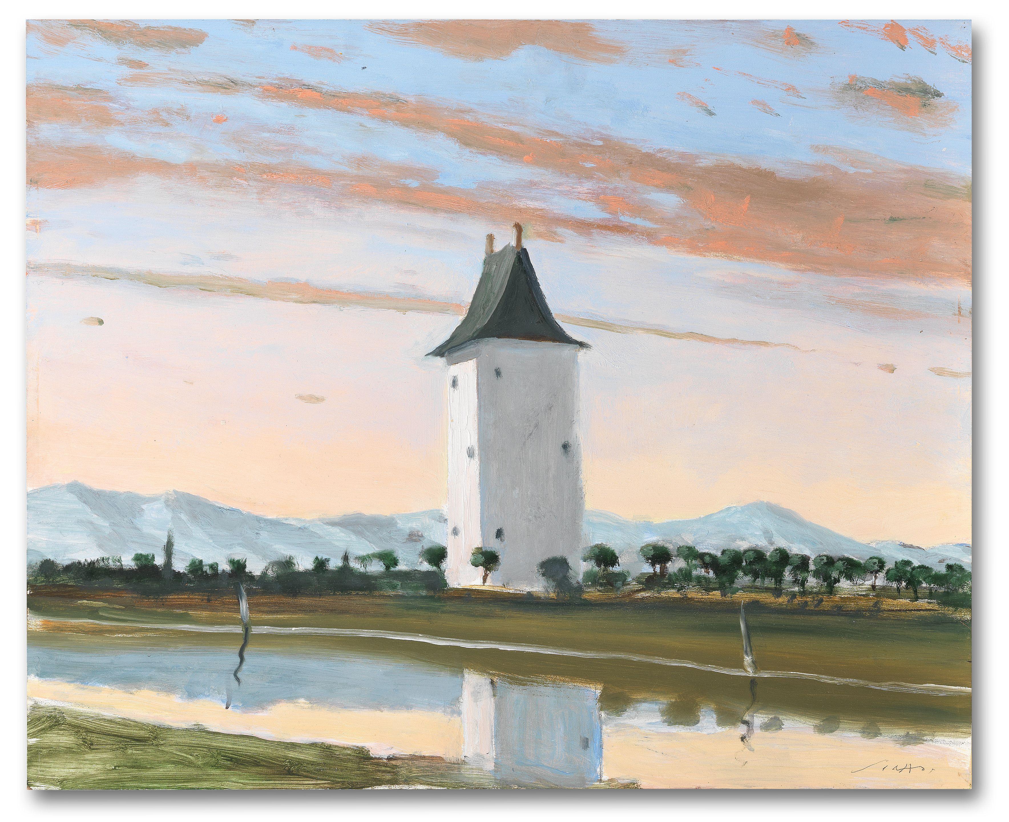 Julio Larraz - Punta Cobadiles At Dusk, 2016