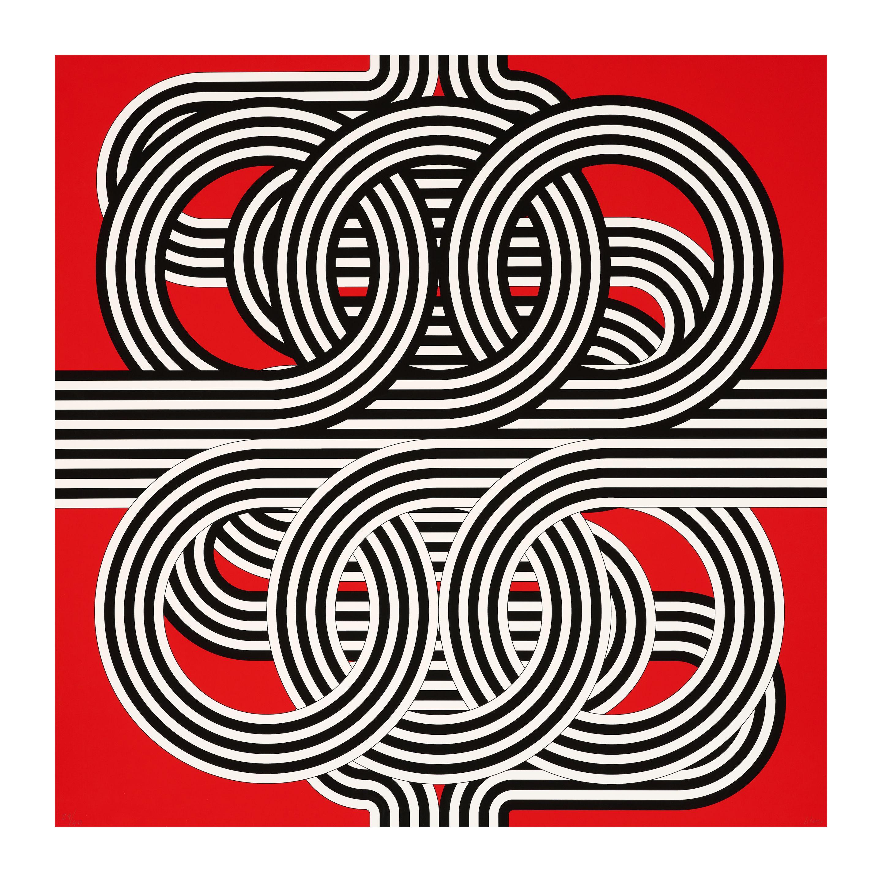 Julio Le Parc - Larga marcha, 4 bifurcaciones, 2021