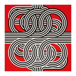 Julio Le Parc - Larga marcha, 4 bifurcaciones, 2021