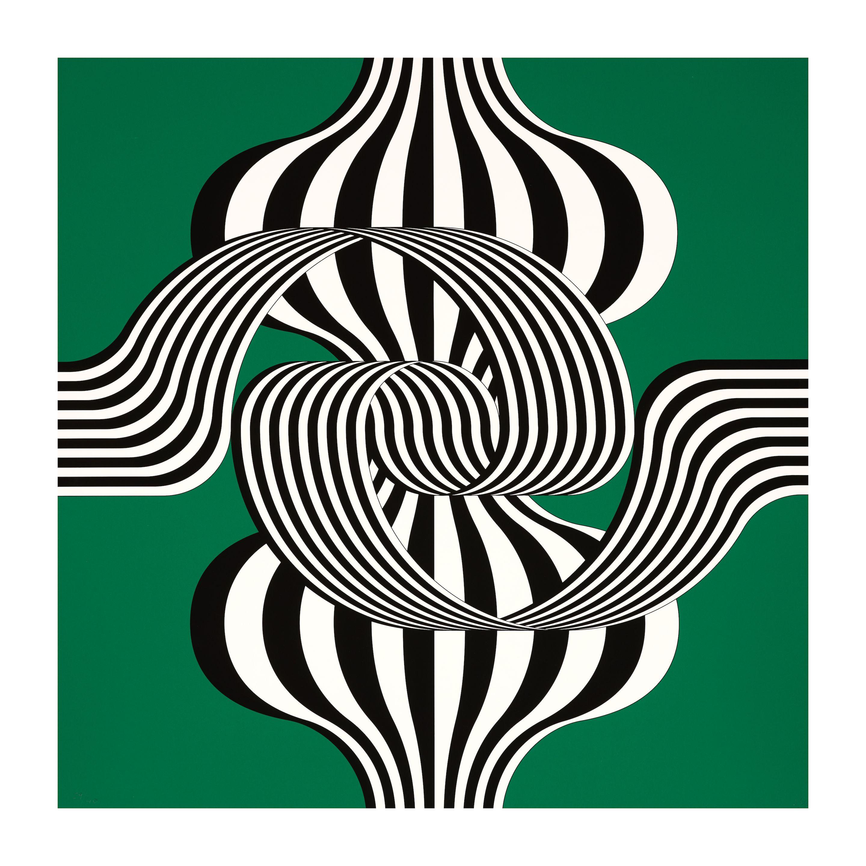 Julio Le Parc - Larga marcha, 4 bifurcaciones, 2021