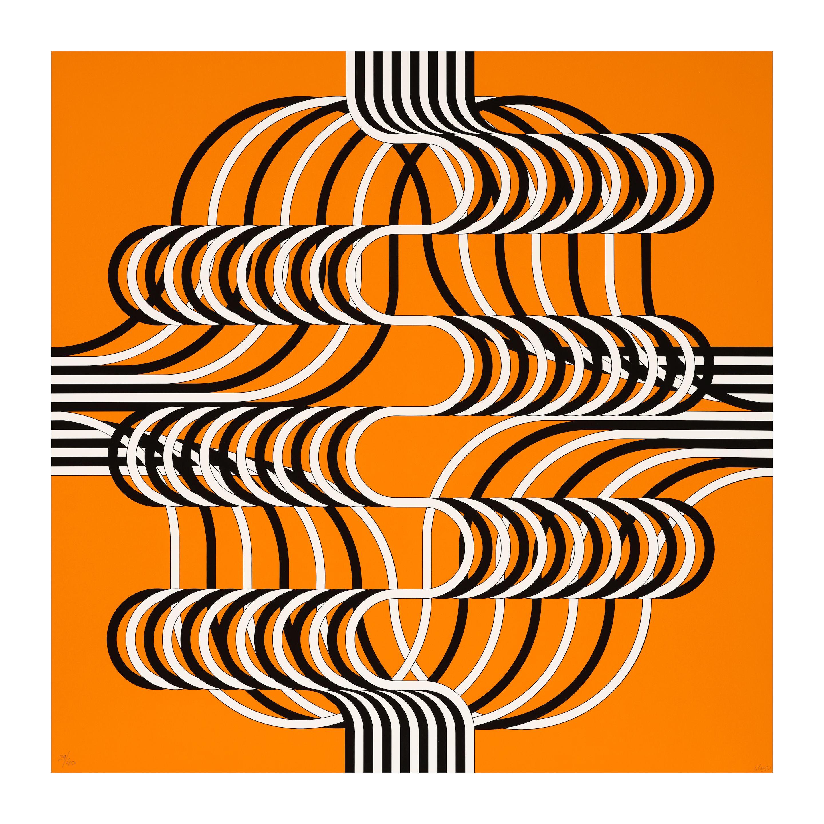 Julio Le Parc - Larga marcha, 4 bifurcaciones, 2021