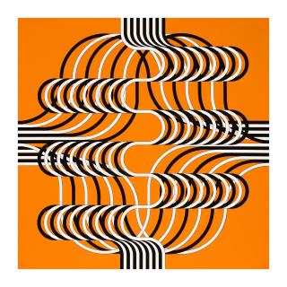 Julio Le Parc - Larga marcha, 4 bifurcaciones, 2021