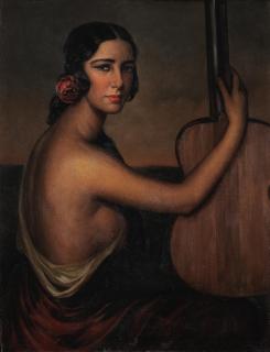 Julio Romero De Torres - Carmen La Cantaora