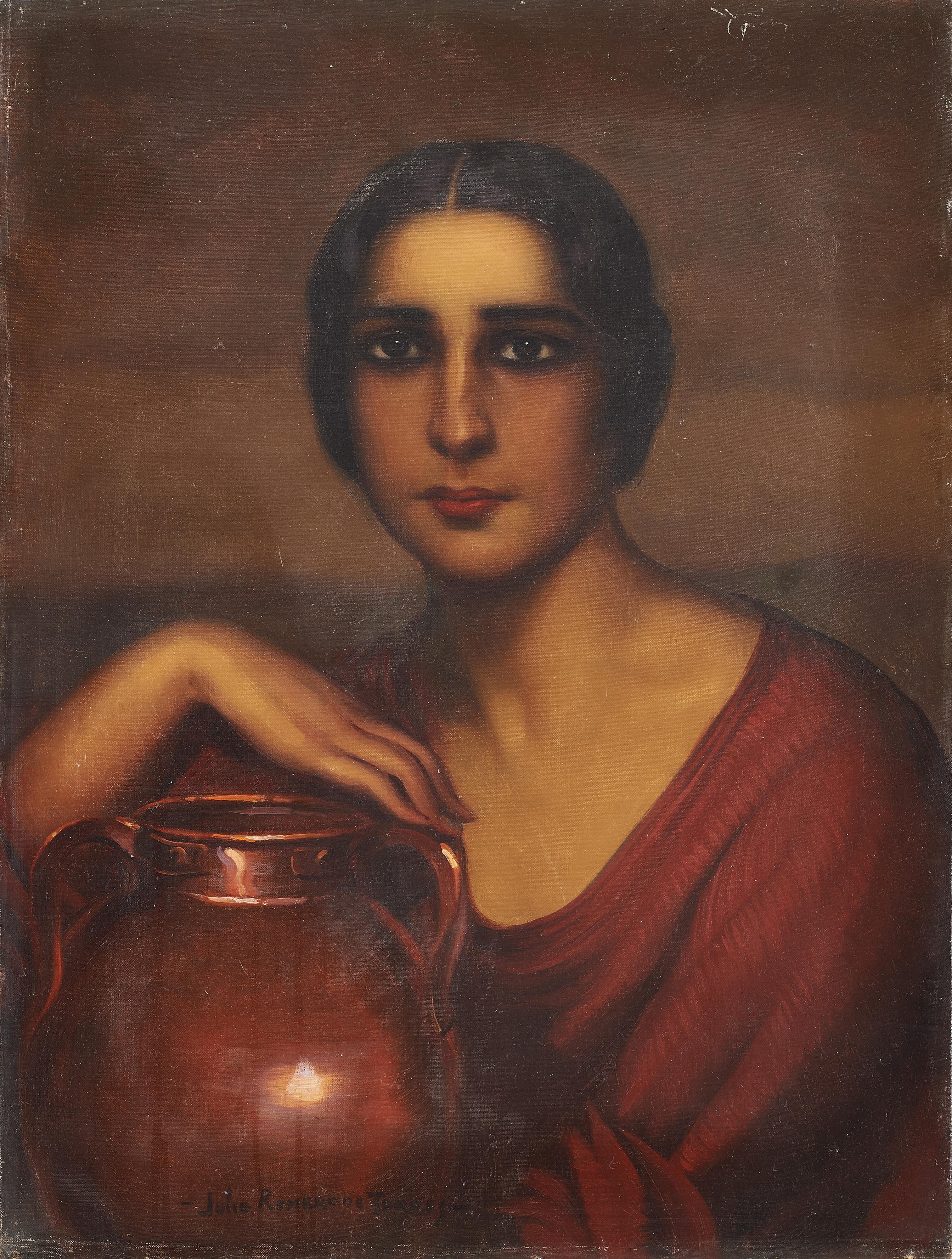Julio Romero De Torres - Donna con anfora