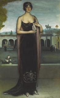 Julio Romero De Torres - Spanish adela Carbone, La Tanagra (Adela Carbone, The Tanagra)