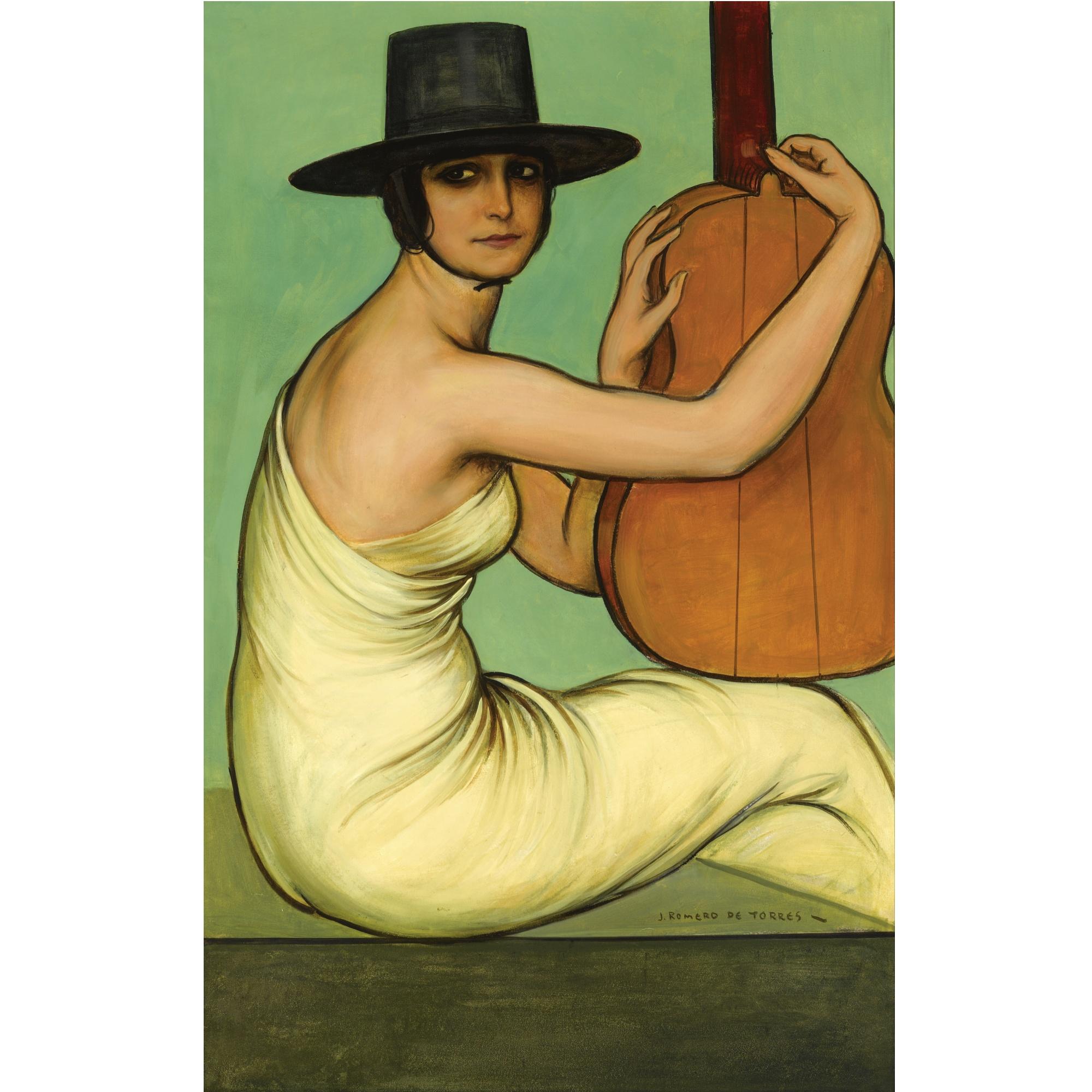 Julio Romero De Torres - Spanish dora La Cordobesa (Dora The Cordoban)