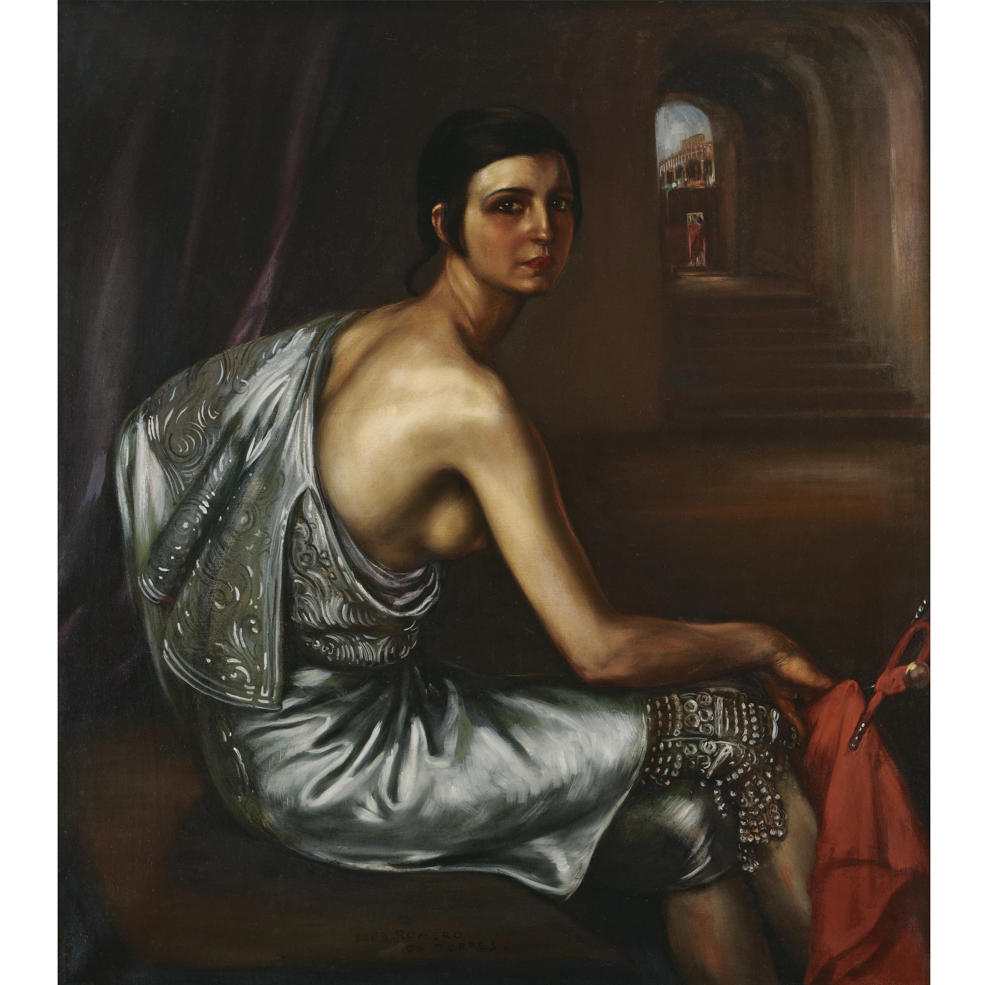Julio Romero de Torres - Spanish La Niña Torera (The Torero Girl)