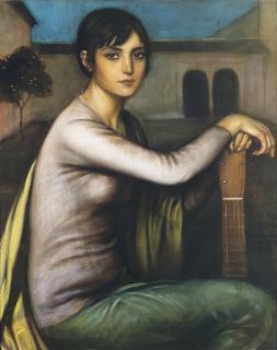 Julio Romero De Torres - Spanish tristeza Andaluza (Melancholy)