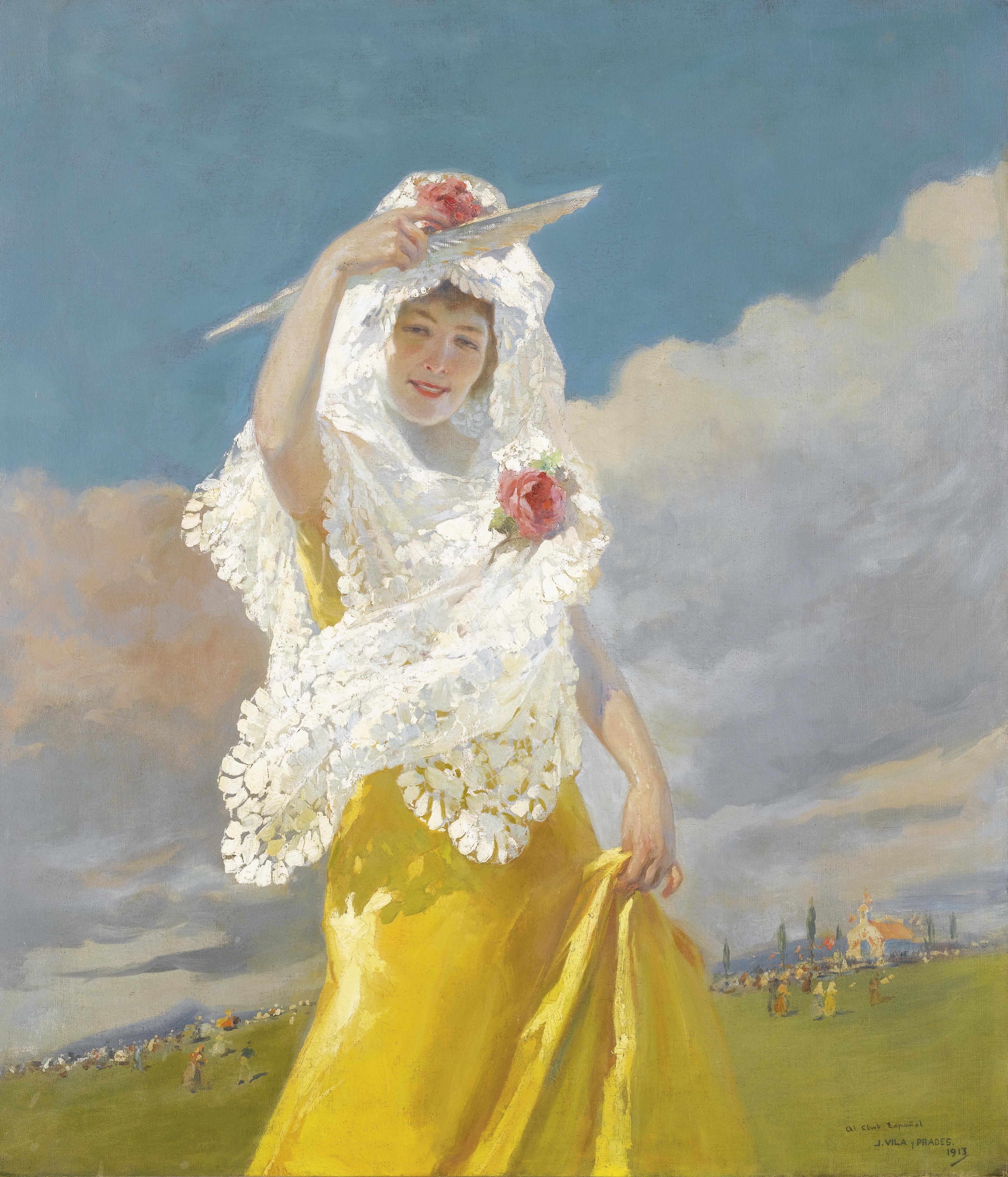 Julio Vila Y Prades - Spanish española Con Mantilla (The White Mantilla)