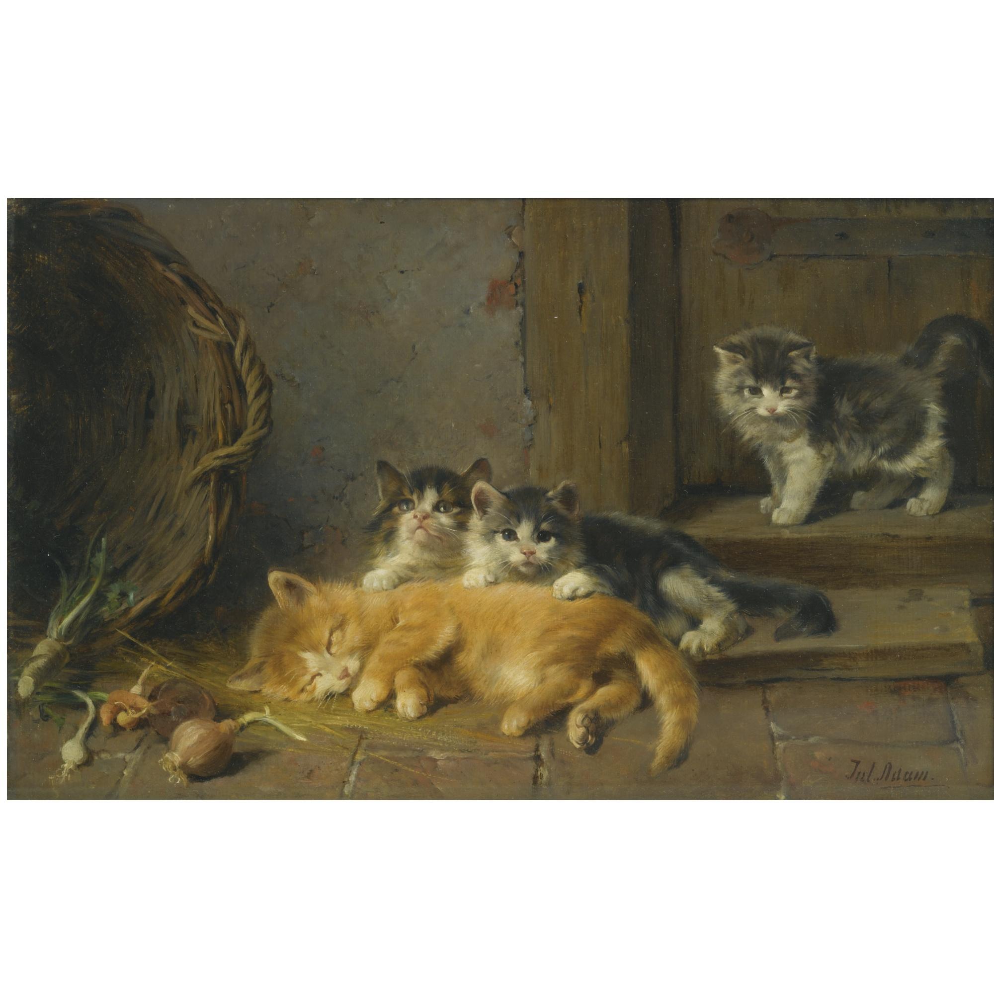 Julius Adam The Elder - German the Wake Up Call