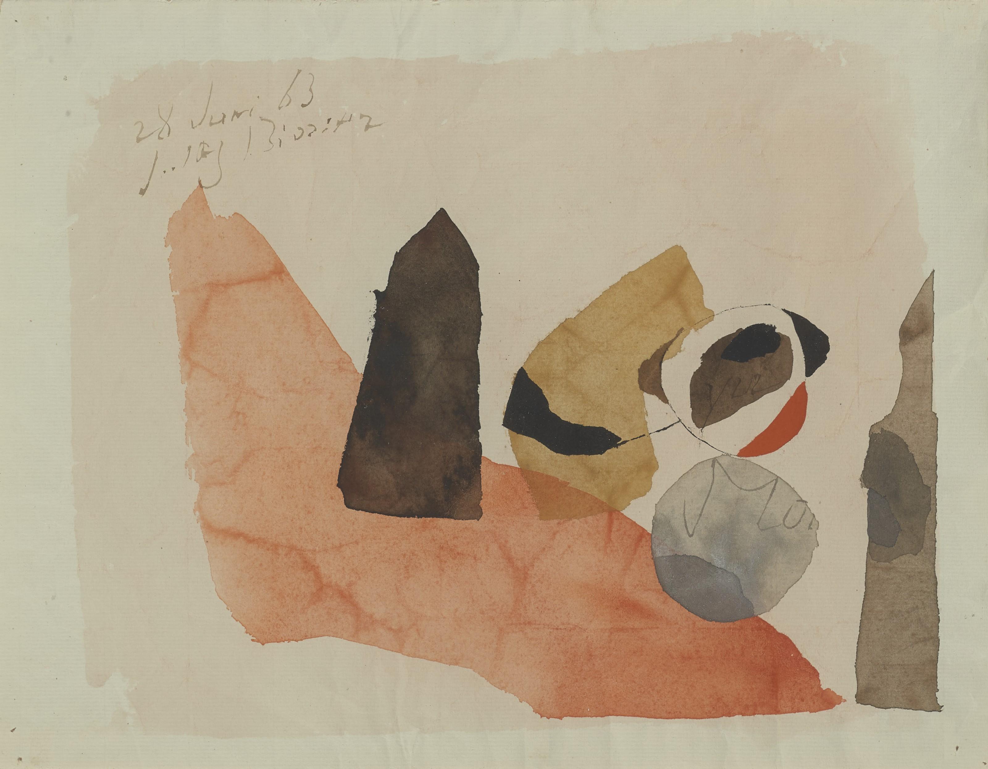 Julius Bissier - 28 juin 1963