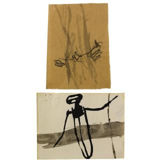 Julius Bissier - Untitled: A Pair Of Drawings