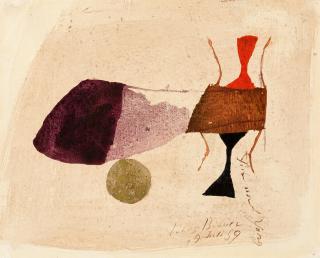 Julius Bissier - „Yin und Yang“.