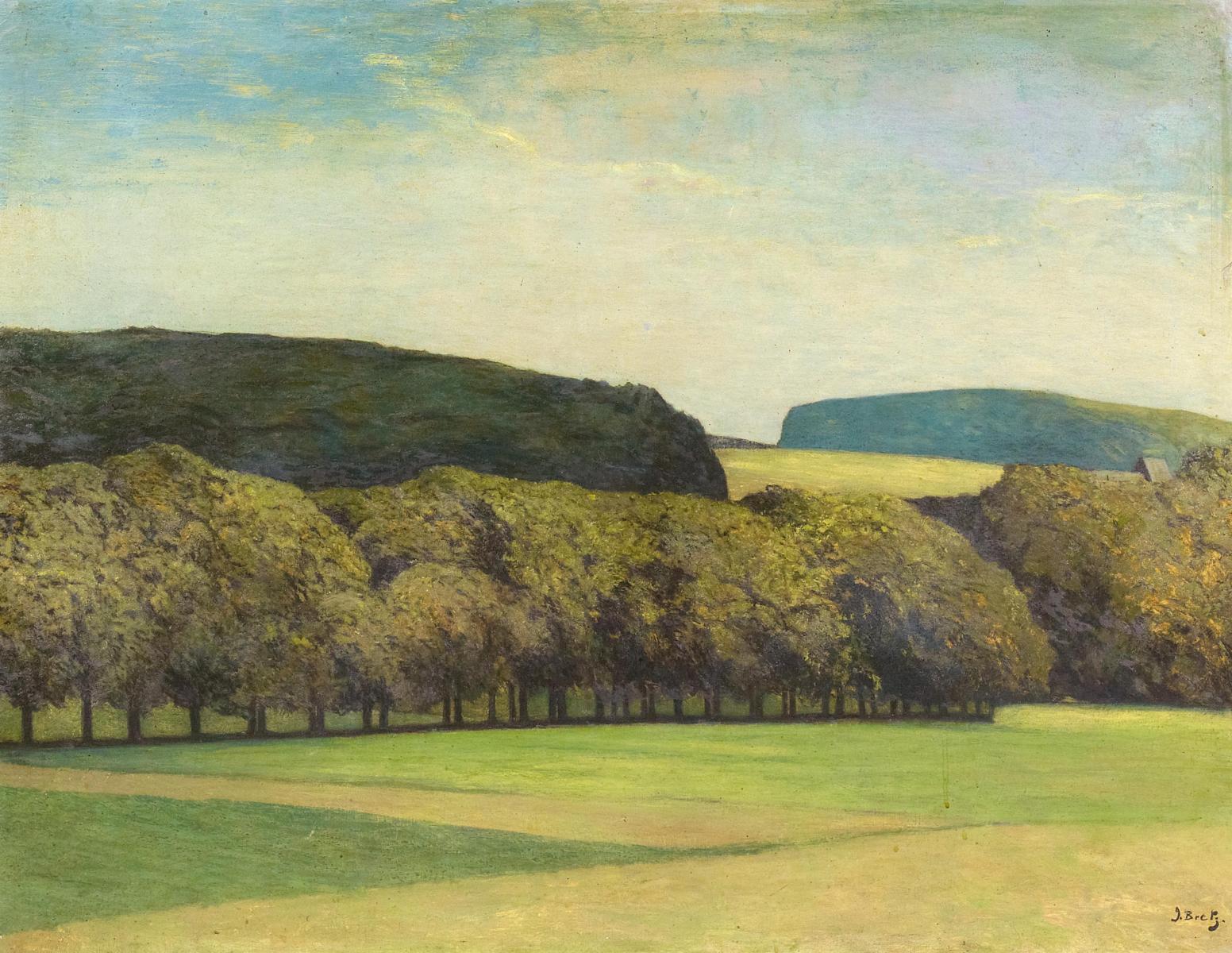 Julius Bretz - Feldlandschaft.