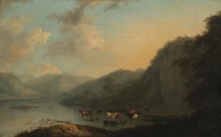 Julius Caesar Ibbetson - The Watering Place