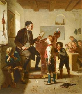 Julius Geertz - In der Schule