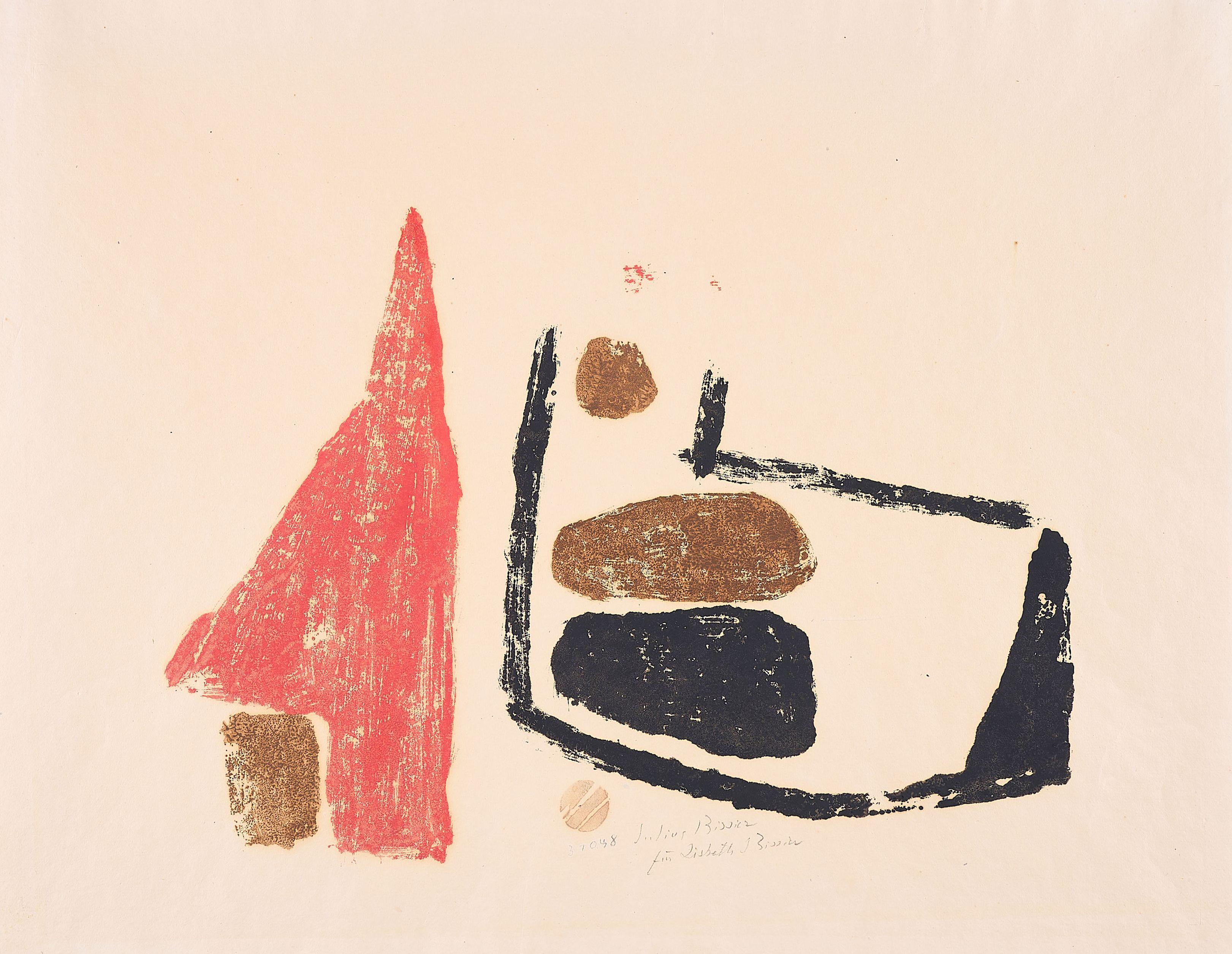 Julius Heinrich Bissier - Ohne Titel.