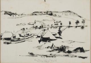 Julius Heinrich Bissier - Schwarzwaldhütte.