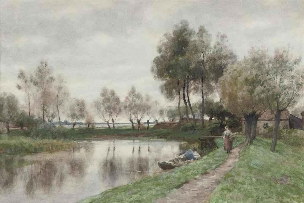 Julius Jacobus van de Sande Bakhuyzen - Small talk