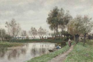 Julius Jacobus van de Sande Bakhuyzen - Small talk