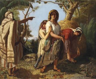 Julius Josephus Gaspard Starck - Boaz Speaks To Ruth At The Barley Field