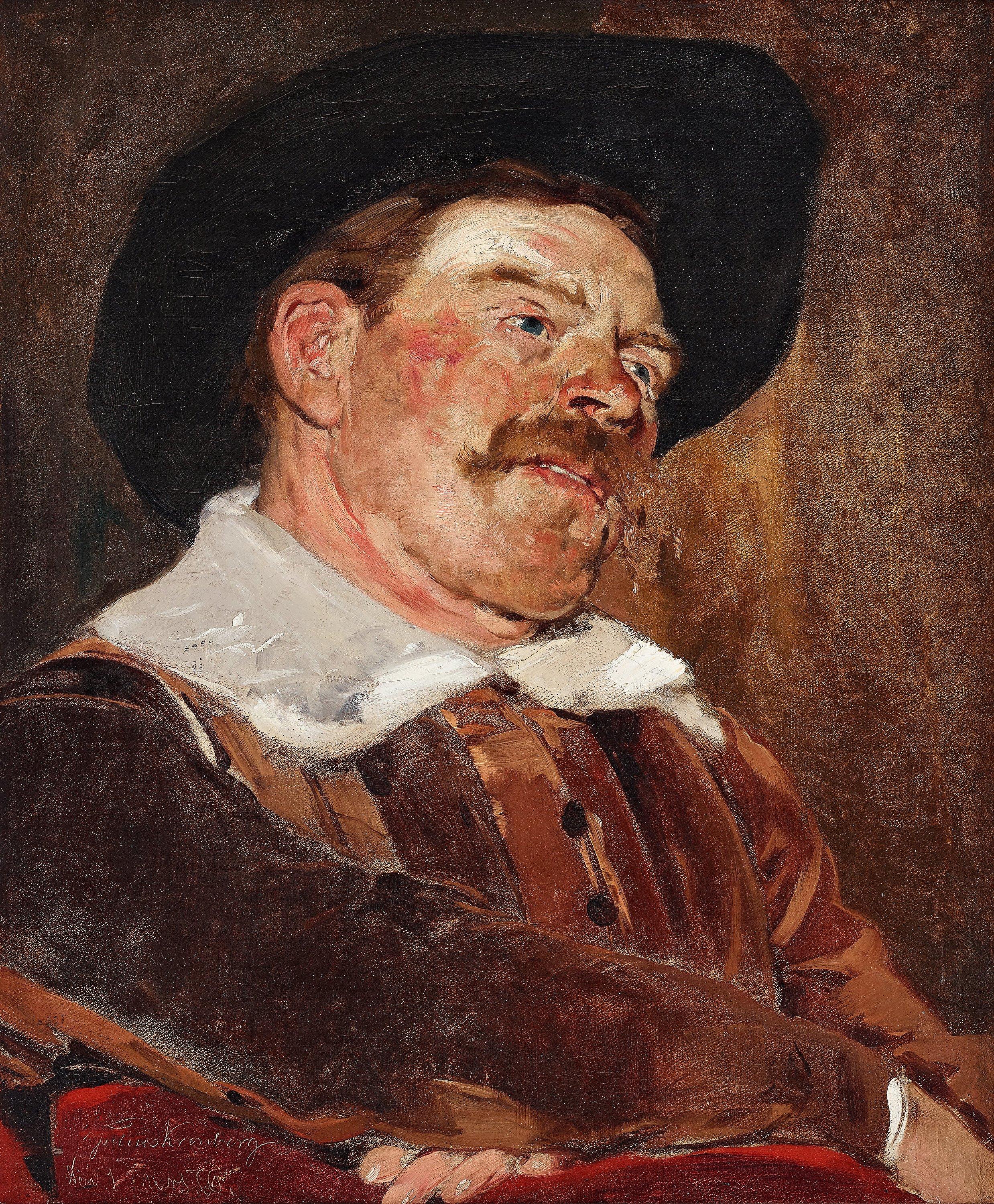 Julius Kronberg - Study of a man