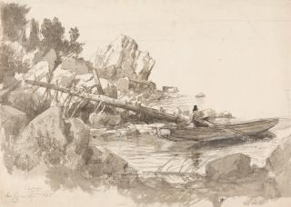 Julius Lange - „Am Eibsee“.