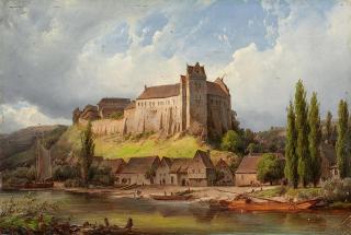 Julius Lange - Schloss Wettin a.d. Saale