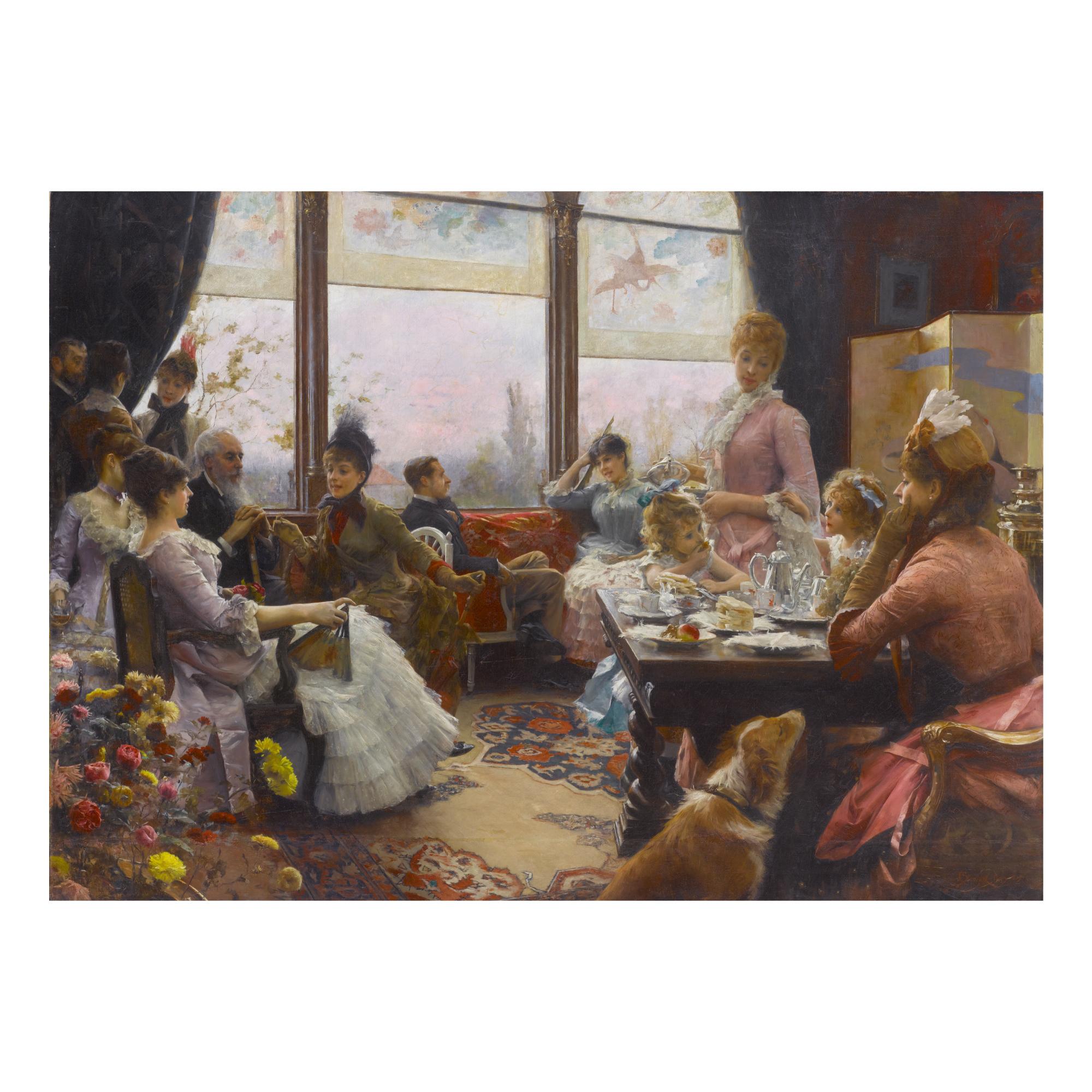 Julius Leblanc Stewart - Five O\'Clock Tea