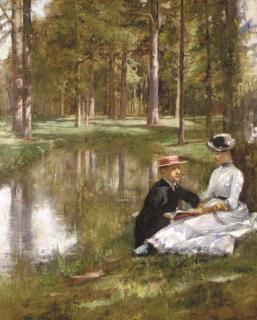 Julius Leblanc Stewart - Reading (La Lecture)