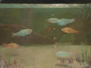 Julius Olsson, R.A., R.B.A., P.R.O.I., R.W.A., N.E - Aquarium