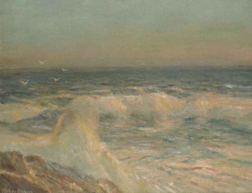 Julius Olsson, R.A., R.B.A., P.R.O.I., R.W.A., N.E - Rainbow reflections