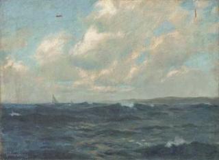 Julius Olsson, R.A. - Vessels At Sea