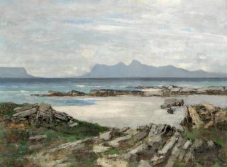 Julius Olsson - A Summer View Across The Bay