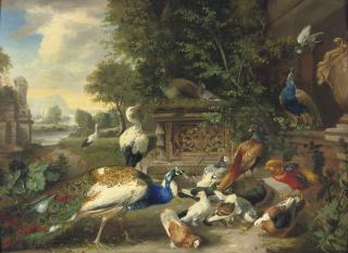 Julius Scheuerer - A feathered feast