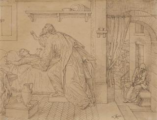 Julius Schnorr von Carolsfeld - Die Auferweckung des Sohnes der Witwe von Sidon