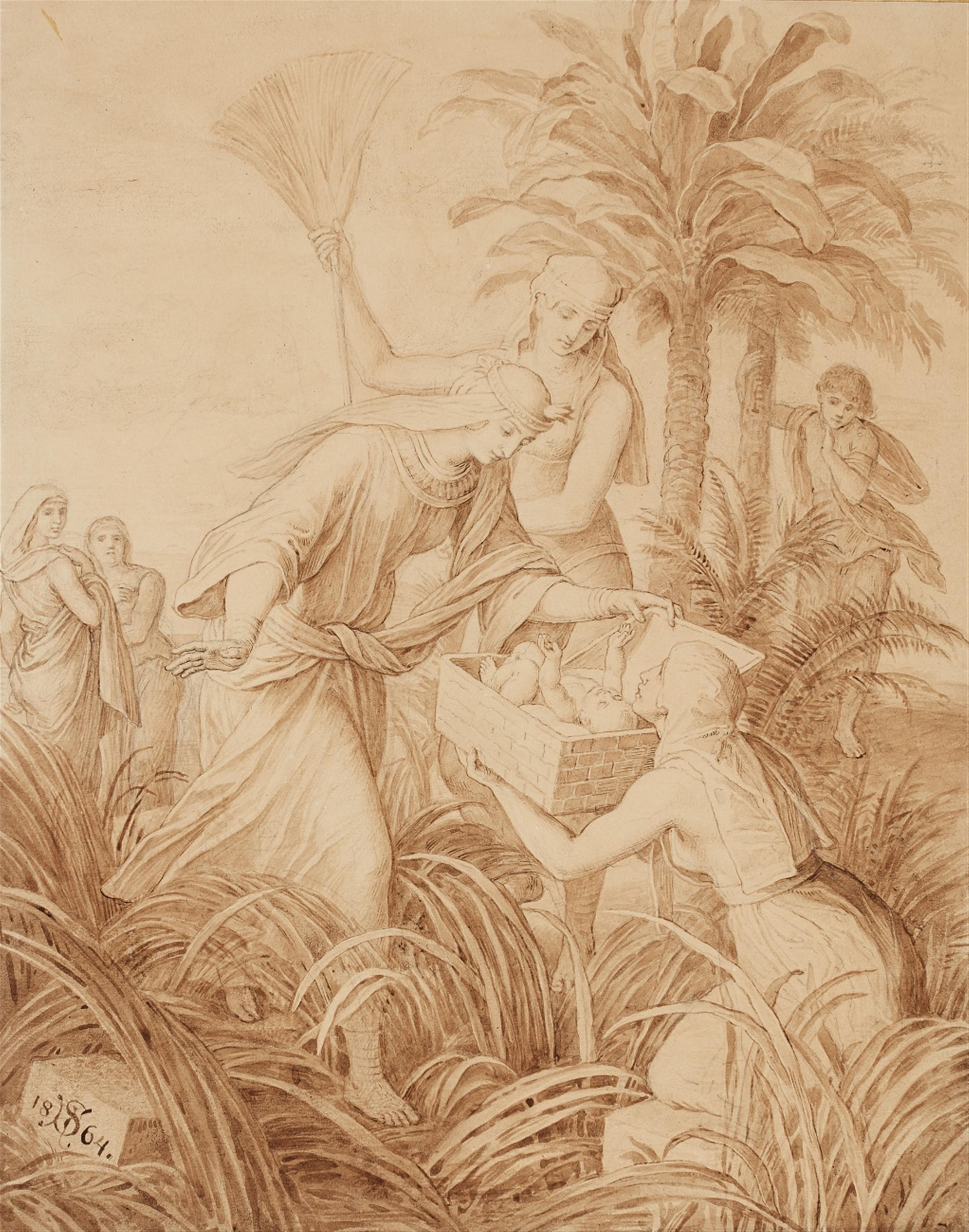 Julius Schnorr von Carolsfeld - Die Auffindung des Mosesknaben