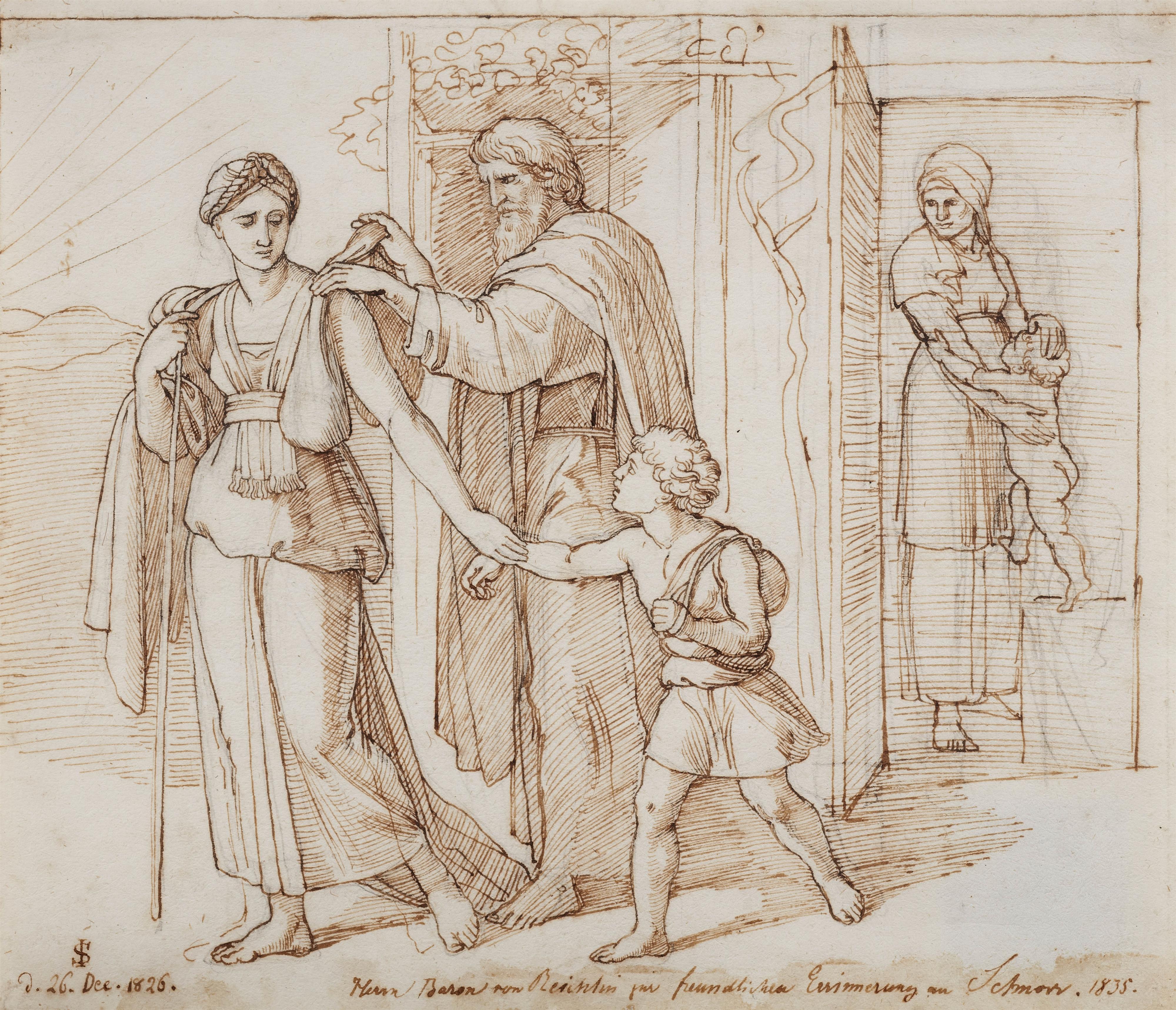 Julius Schnorr von Carolsfeld - Die Vertreibung der Hagar