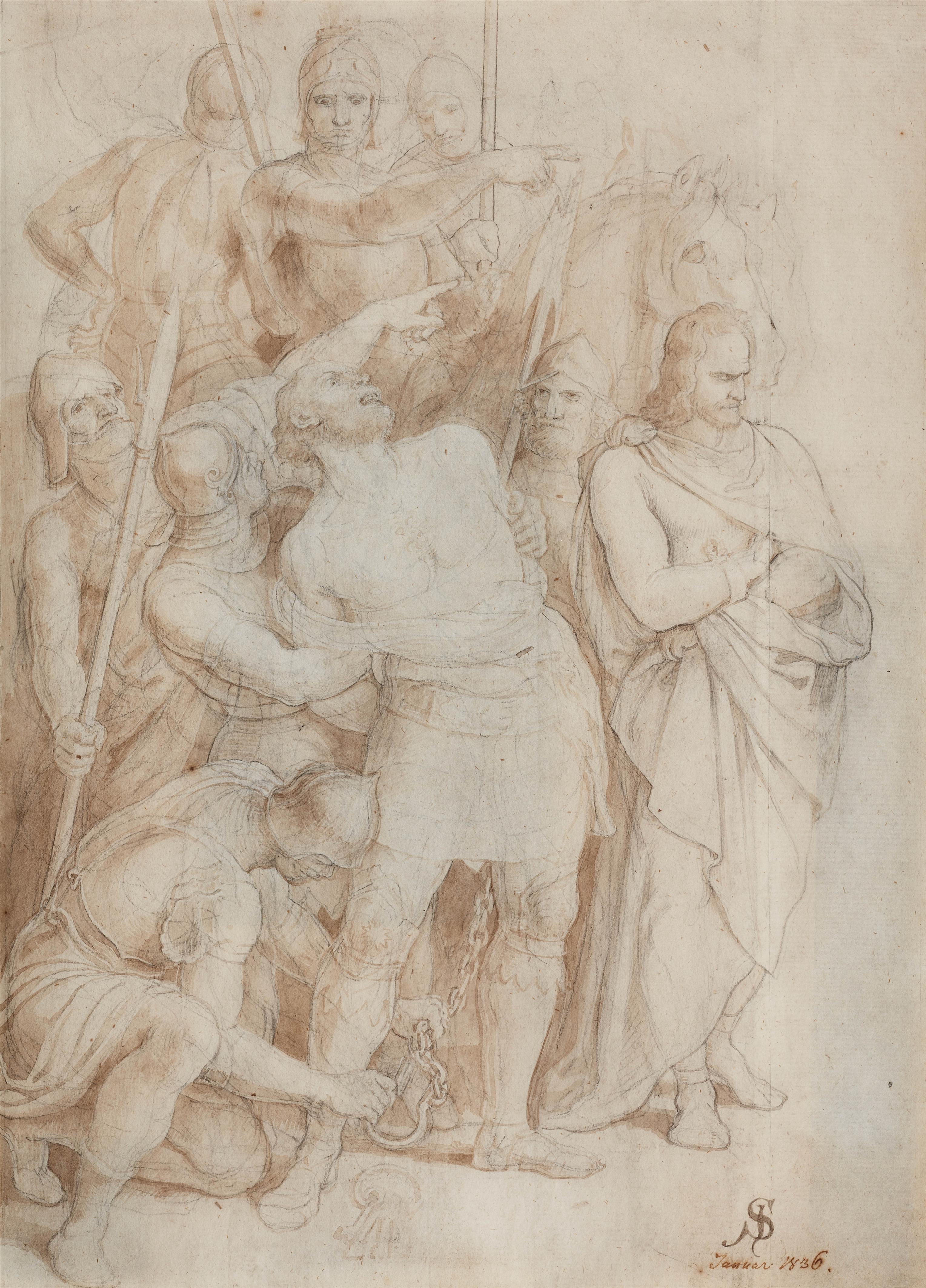 Julius Schnorr von Carolsfeld - Figurengruppe aus \