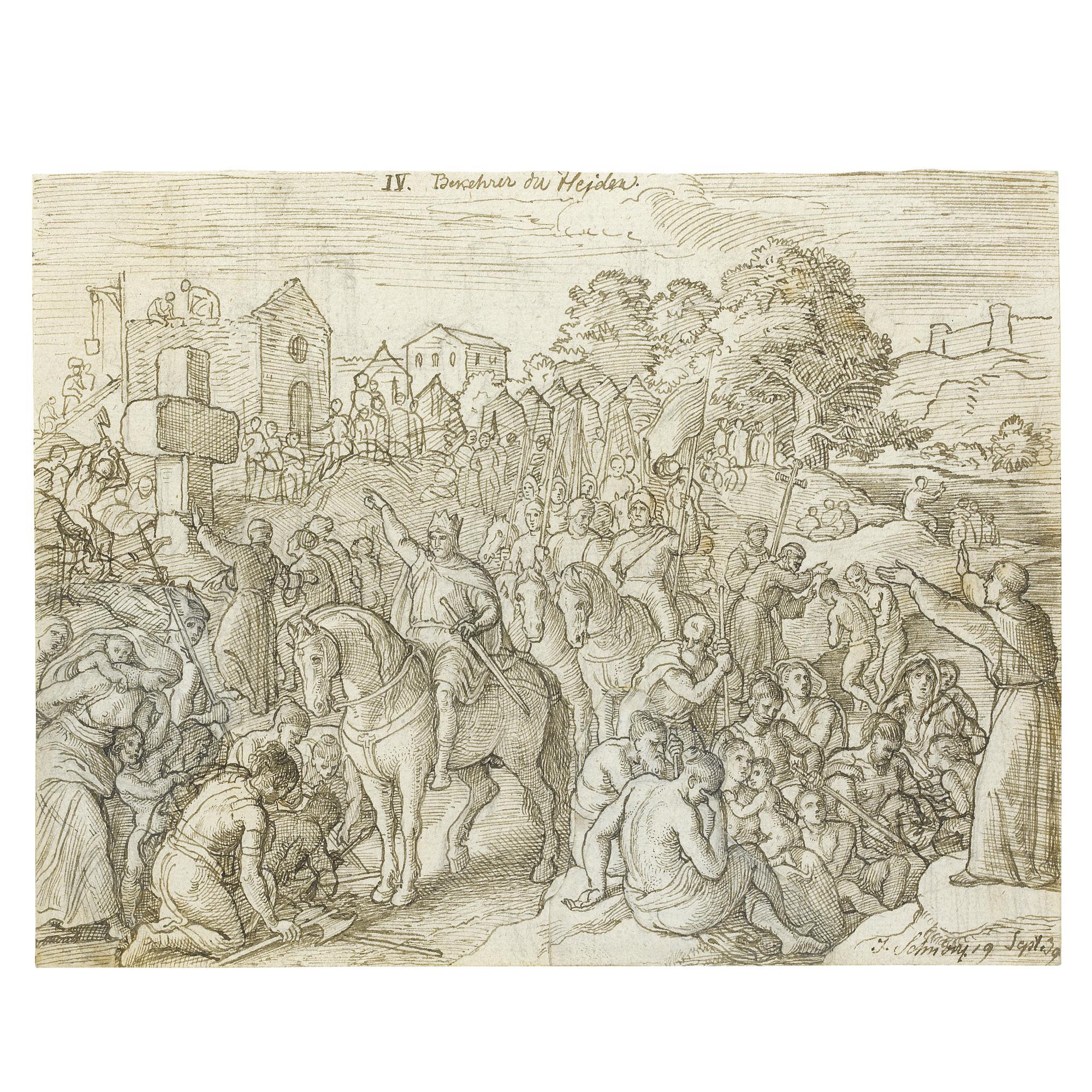 Julius Schnorr von Carolsfeld - \'The Converter Of The Heathen\'